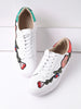 Embroidery Design Lace Up Sneakers