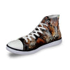 High Top Casual Horse Printing Shoe