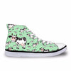 High Top 3D Funny Cows Printing Casual Shoe