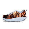 High Top Casual Horse Printing Shoe