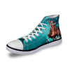 High Top Casual Horse Printing Shoe